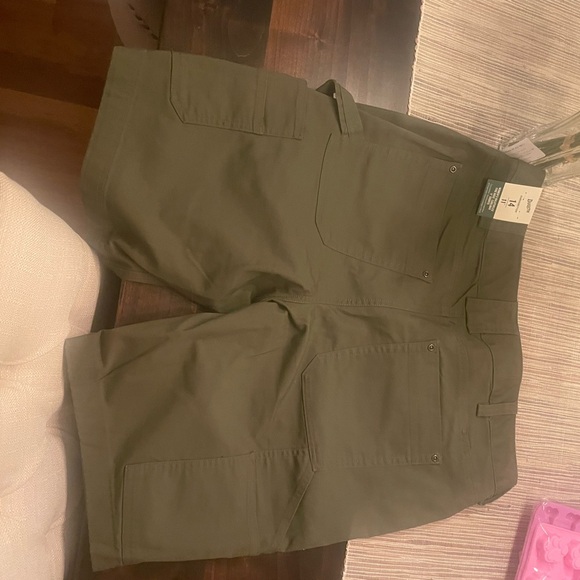 DuluthFlex Fire Hose COOLMAX 11" Shorts NWT, Size 14. olive green - Picture 5 of 7